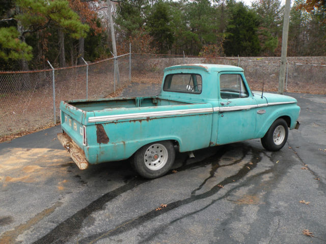 1965 ford f100 swb pu, unrestored survivor, southern truck, 352 v-8, solid truck