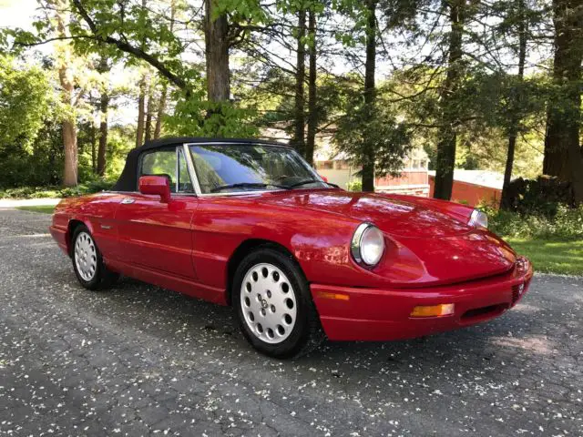 alfa romeo spider commemorative edition