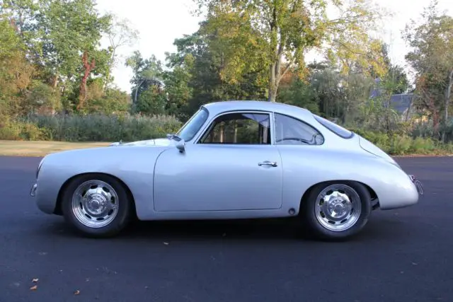 1965 porsche 356 coupe 8210 miles silver coupe 1720 cc manual