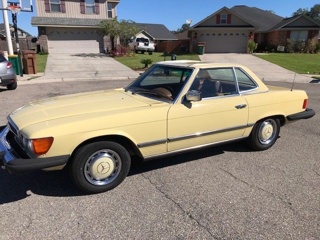 mercedes- benz 1976 450 sl soft and hard top