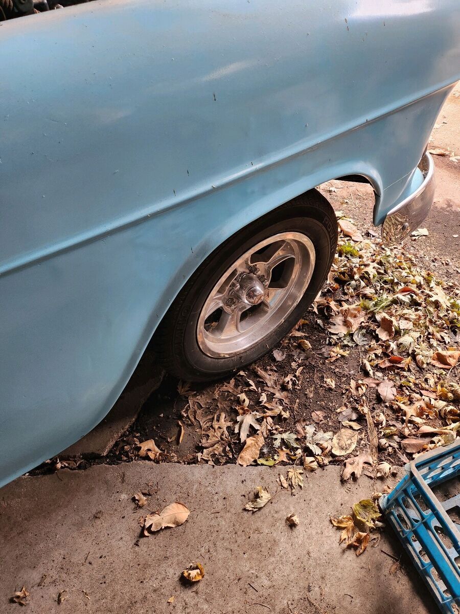 1955 chevrolet 150 sedan blue rwd manual