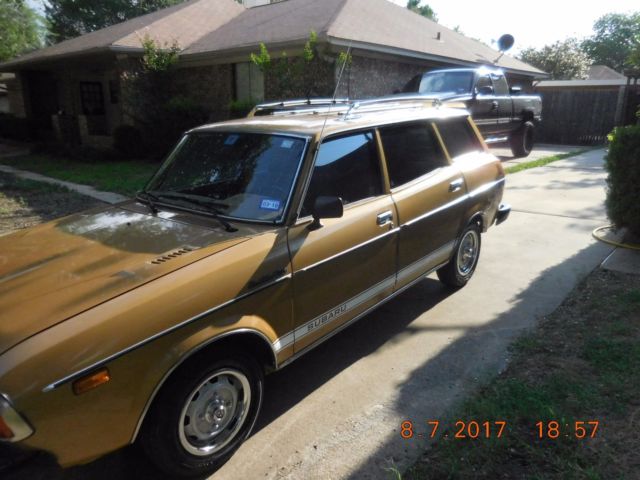 1979 subaru dl 5 speed station wagon well maintained vintage/original condition