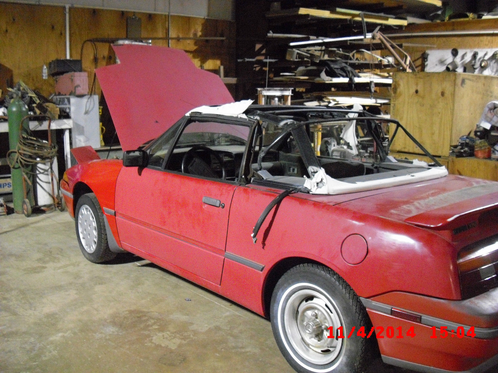 1991 mercury capri xr2 convertible 2-door 1.6l
