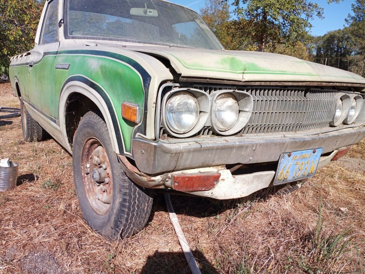 1974 datsun 620 pickup cali truck last forever fixer or part cool paint