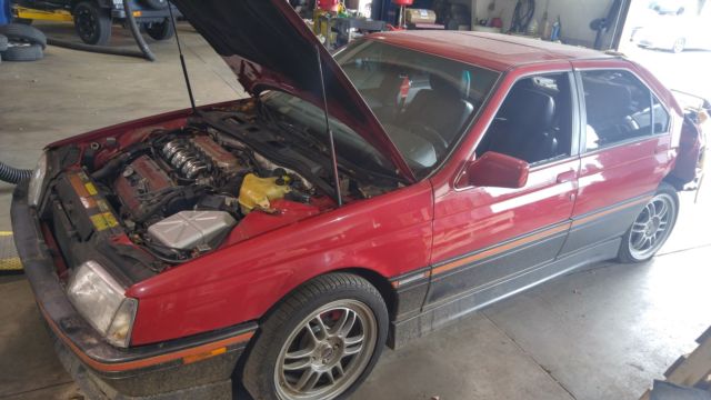 1991 alfa romeo164s rear end damage