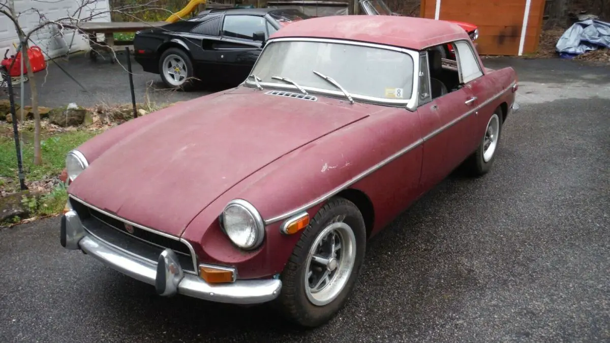 1972 mgb restoration candidate southern car originally aqua very solid w/title