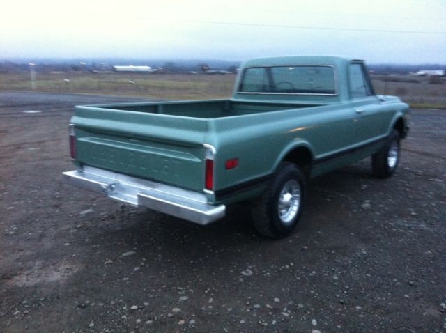 1969 chevy 4 wheel drive pickup truck, new paint, new upholstery, runs great