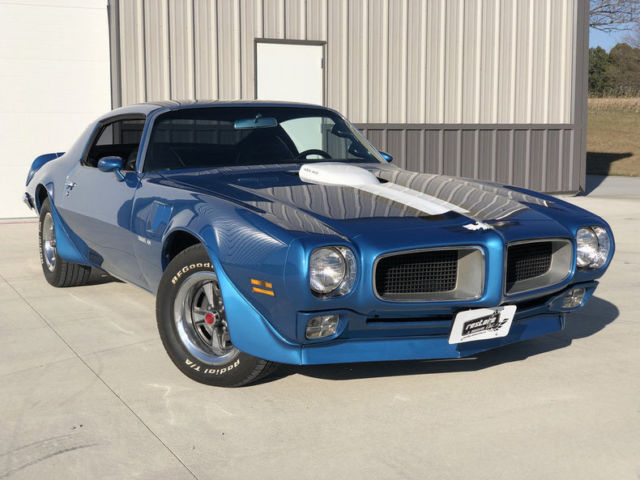 1971 pontiac trans am 67935 miles lucerne blue coupe 455 ho v8 4 speed manual