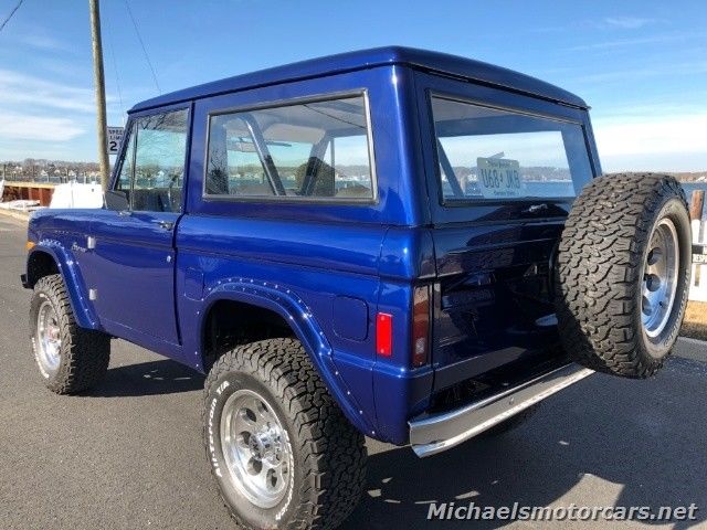 1977 ford bronco 18134 miles blue v8 automatic