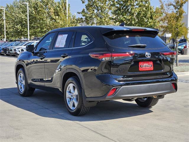2024 toyota highlander le
