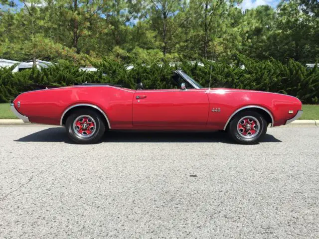 1969 oldsmobile cutlass 4-4-2 convertible "auto/ac/ground up rest."