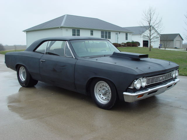 1966 chevelle malibu big block pro street / drag - very solid car - hot rat rod