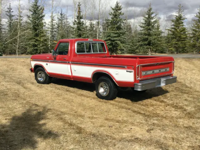 1975 ford f-150 ranger sport 2wd. a/c & low mileage, original. only 2 owners!