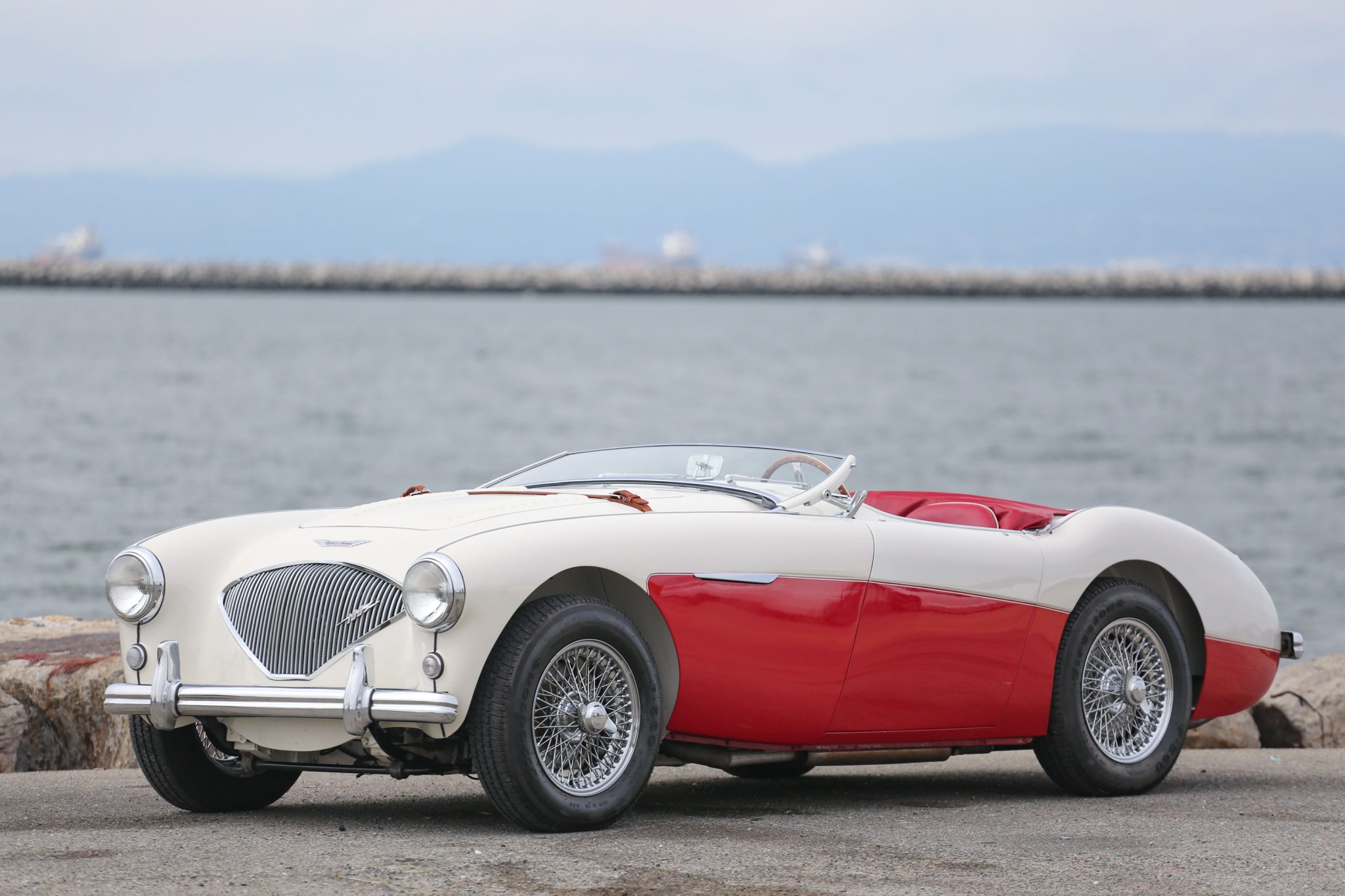 1956 austin-healey 100 bn2 roadster w/ le mans kit