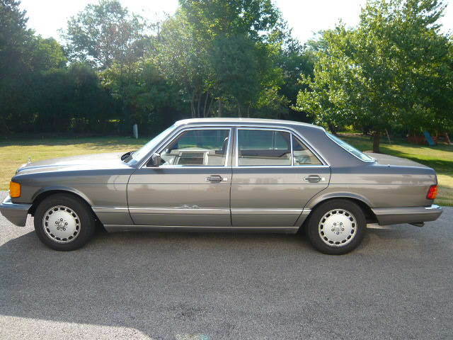 1989 mercedes-benz 300se sedan (w126), anthrocite/tan, 1-owner ! runs great!