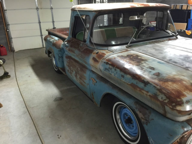 1963 chevrolet c10 pickup rat rod shop truck awesome patina no reserve