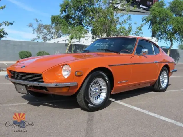 1973 datsun 240z coupe, 4-spd, rebuilt eng, factory a/c, fully restored, no rust