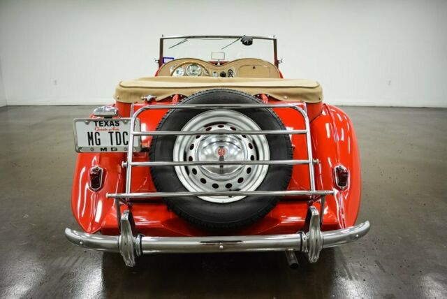 1952 mg mk ii td 82847 miles red convertible inline 4 4 speed manual