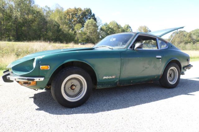 74 datsun 260 z project parts car 240 280 nissan jdm $1. no reserve import tuner