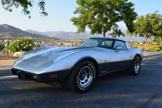 1978 chevrolet corvette 25th anniversary edition l82