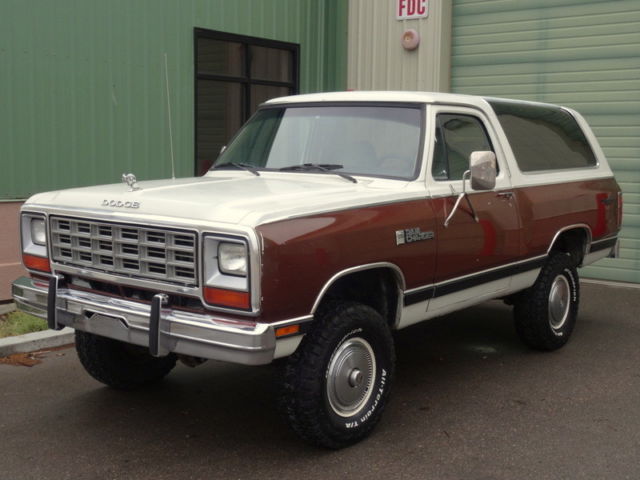 rare 1984 dodge ramcharger 150 royal se package 4x4, low mileage, original paint