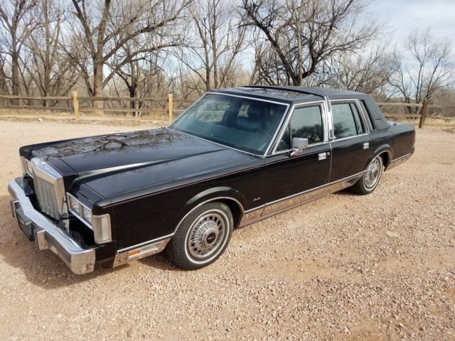 1987 lincoln town car, signature series, 1 owner, colorado car