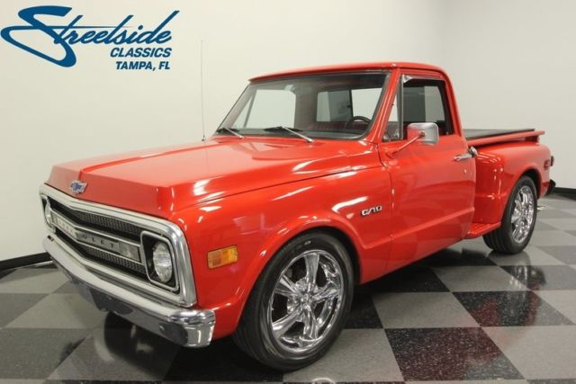 1969 chevrolet c10 92238 miles red pickup truck 250 ci inline 6 3 speed manual