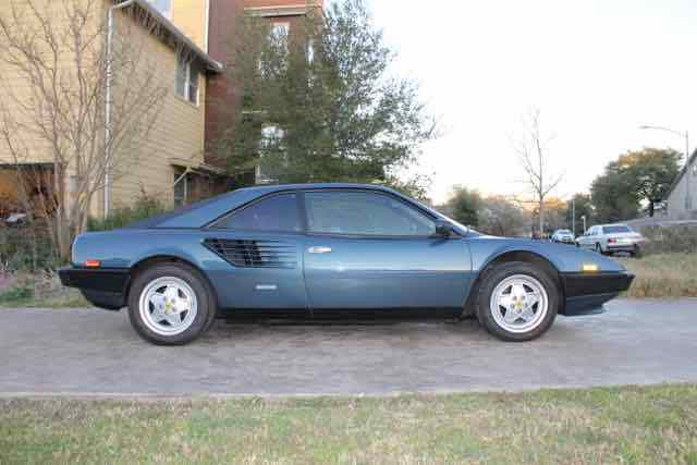 1983 ferrari mondial qv sunroof coupe -- blue on blue