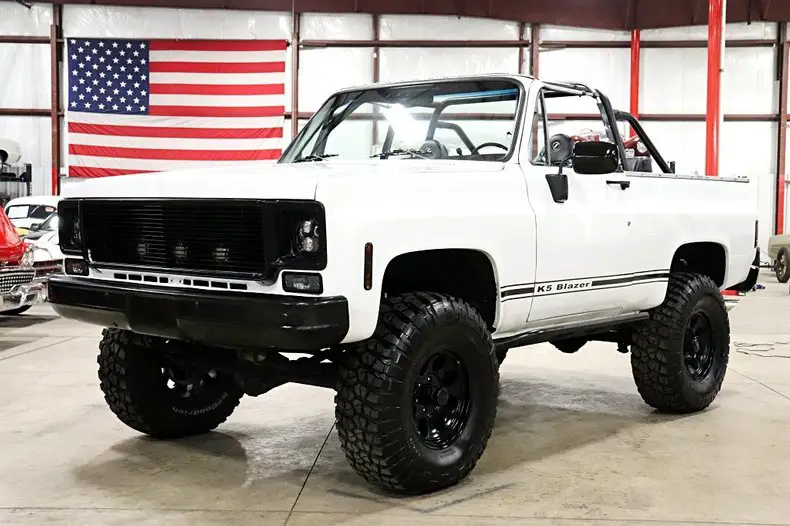 1975 chevrolet blazer k5 304602 miles classic white suv 350ci v8 automatic