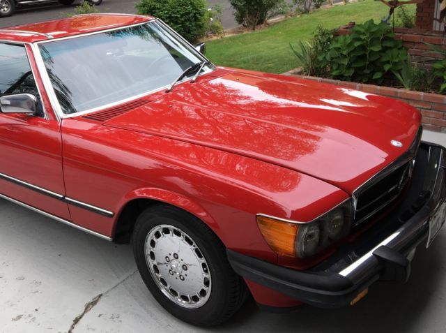 1986 mercedes benz 560sl convertible incl hardtop all orig documentation ca car