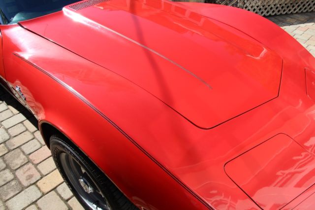 1973 chevrolet corvette - red t-top, original owner