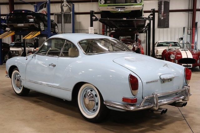 1970 volkswagen karmann ghia 38870 miles blue coupe 1641cc 4cyl 4 speed manual
