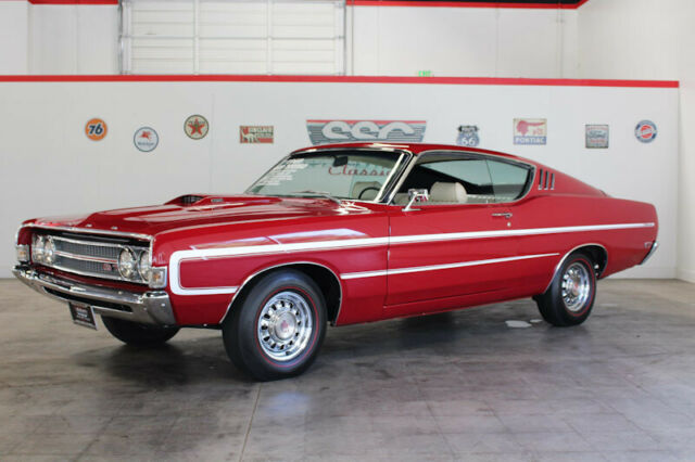 1969 ford torino 39963 miles red hardtop fastback