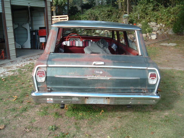 1963 nova chevy ii wagon 400 small block v8 nostagia drags rat rod patina