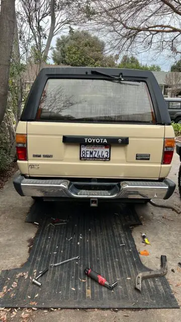 1985 toyota 4runner suv brown 4wd manual