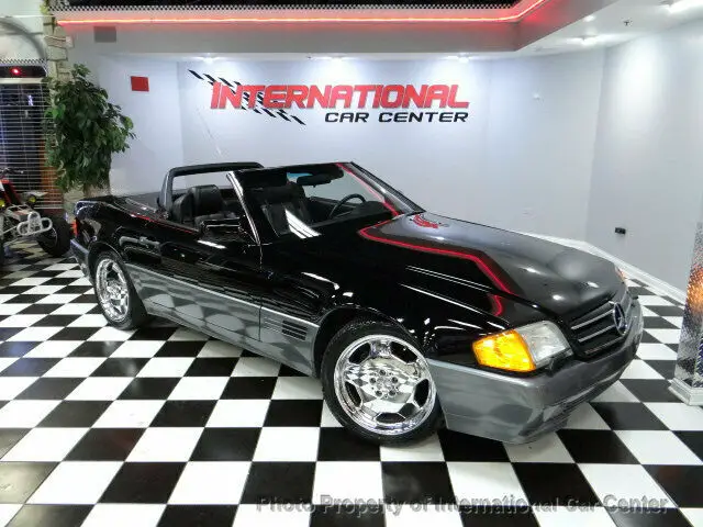mercedes benz 500sl roadster rare 2+2 ice cold a/c 18" amg monoblock wheels! 2 d