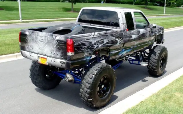 1992 custom show truck used 5.7l v8 16v automatic 4wd pickup truck
