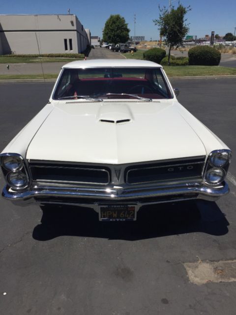 1965 pontiac gto - phs - no rust - 389 tri power