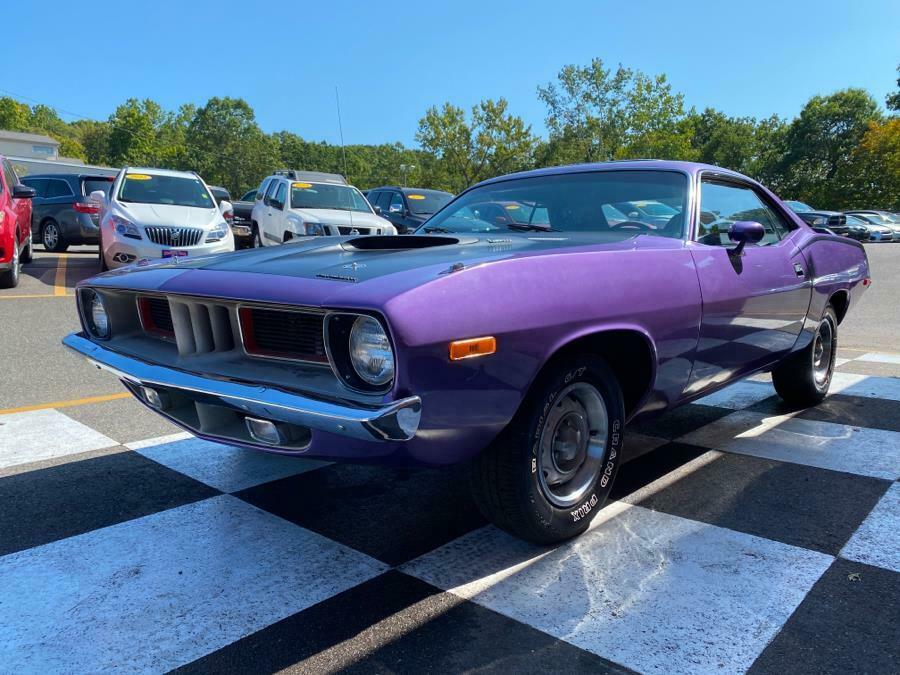 1974 plymouth barracuda big block 383 with manual pistol grip shifter! solid car