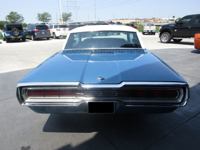 1966 ford thunderbird hardtop automatic transmission power windows/seats
