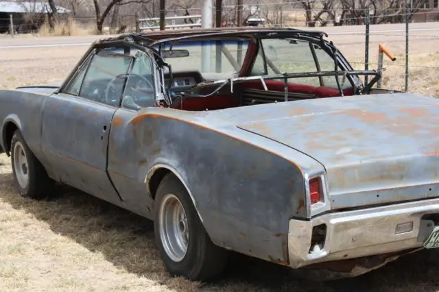 1967 olds cutlas convertible needing a complete restoration