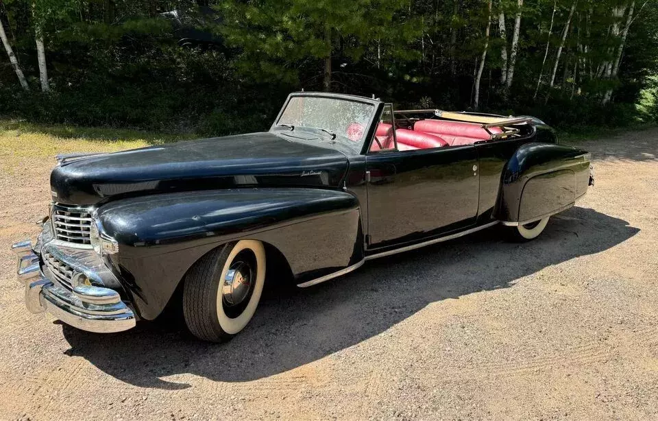 1948 lincoln continental cabriolet, v12 w/3 speed overdrive! needs finishing!