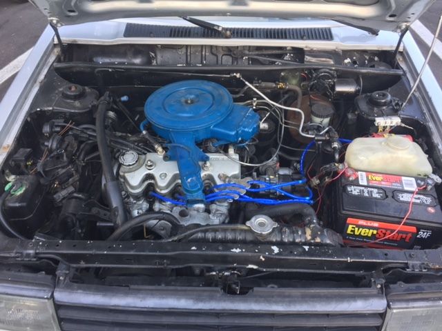 1986 nissan sentra 2 door coupe rare project collector datsun 4 cyl no reserve