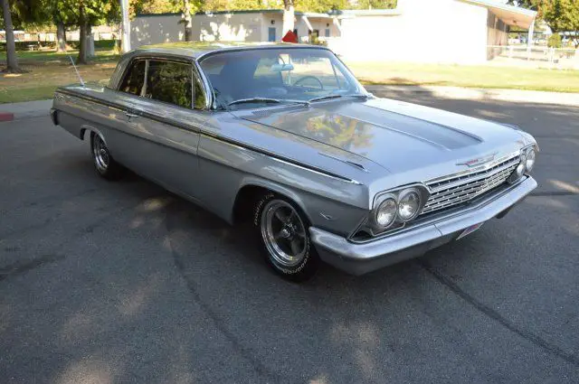 1962 chevrolet impala silver black 0