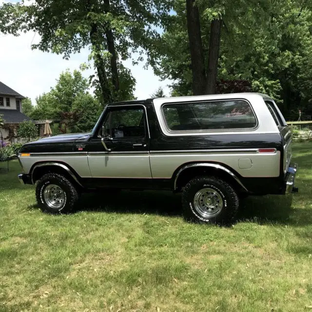 1978 ford bronco xlt 400 automatic with a/c p/s power disc brakes