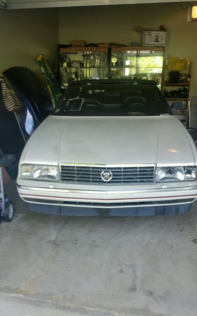 cadilac allante convertible1991 pearl white