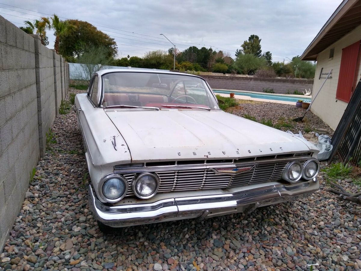 1961 chevrolet impala bubble top unmolested factory air original !