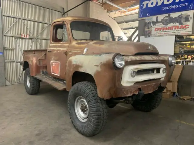 custom 4x4 international s120 truck on chevy k20 4x4 frame with all gm drivetran