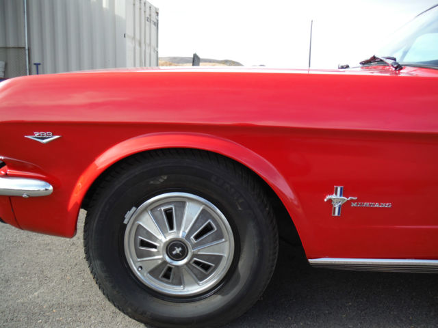 1966 mustang 289 v8 c code ac pony interior, p/s, california car, rust free !!!