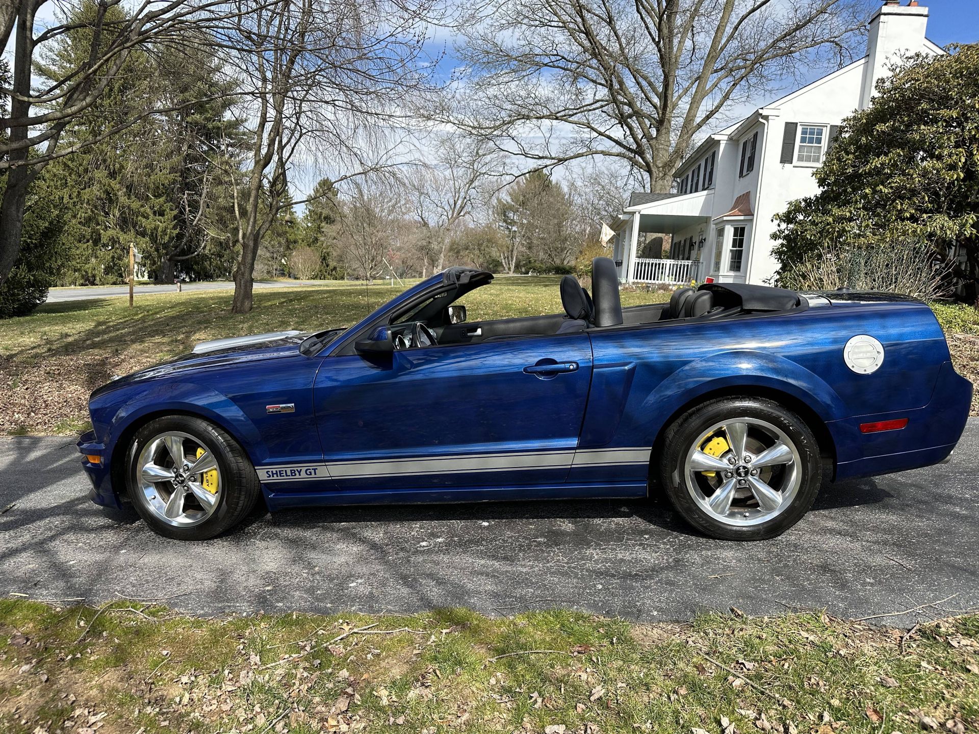 2008 ford mustang shelby gt convertible with a five-speed